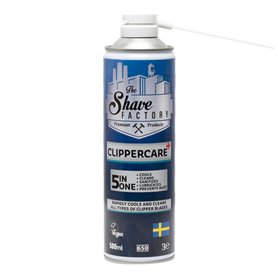 The Shave Factory Clippercare 5in1 Spray – Entretien efficace de la Tondeuse