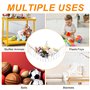 Lixiluxia 2Pcs Hamac en Rangement Peluche, Filet de Jouets Range Peluche Boho, Filet à Suspendre pour Animaux en Peluche, Organi