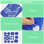 Fervalyna 20 Pièces Patch Réparation Doudoune, Tissu Autocollant Reparation, Patchs de Réparation pour Veste en Duvet, Patchs de