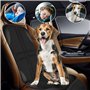 Fervalyna 2 Pièces Protecteur de Siège de Voiture Isofix, Antidérapant Protection Siege Auto avec Poches Organisateur, Universel