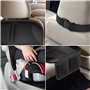Fervalyna 2 Pièces Protecteur de Siège de Voiture Isofix, Antidérapant Protection Siege Auto avec Poches Organisateur, Universel