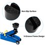 Legpador 2 Pièces Coussin en Caoutchouc pour Cric de Voiture, Coussinets de Support, Jack Pad en Caoutchouc, Tampon pour Cric av
