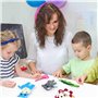 Labmilon 10 Pièces Kit de Couture Enfant, Kits de en Feutre de Animal pour de Forêt Animaux pour Débutants