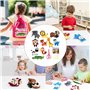 Labmilon 10 Pièces Kit de Couture Enfant, Kits de en Feutre de Animal pour de Forêt Animaux pour Débutants