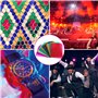 Dorglix Papier Vitrail, 20 Pièces Filtre Spot LED Autocollant Transparent Couleur, Filtre Photo, Filtres LED de Gradation de Lum