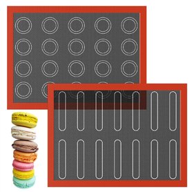 Dogrundi 2 Pièces Tapis de Cuisson Barbecue pour Pain