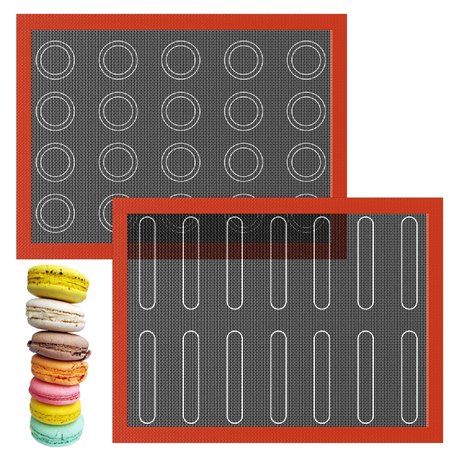 Dogrundi 2 Pièces Tapis de Cuisson Barbecue pour Pain