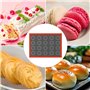 Dogrundi 2 Pièces Tapis de Cuisson Barbecue pour Pain, Tapis Silicone Patisserie, Plaque Silicone Patisserie Macaron, Toile de C