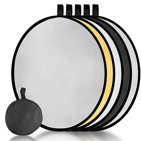 Comroxu 24inch/60cm Reflecteur Lumiere Photo