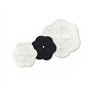 XFSRG 3 Pièces Pinces à Cardigan Femme Epingle Hijab Clip à l'Arrière de la Chemise Robe la Taille Invisibles Boutons pour les V