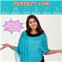 XFSRG 3 Pièces Pinces à Cardigan Femme Epingle Hijab Clip à l'Arrière de la Chemise Robe la Taille Invisibles Boutons pour les V