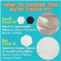 XFSRG 3 Pièces Pinces à Cardigan Femme Epingle Hijab Clip à l'Arrière de la Chemise Robe la Taille Invisibles Boutons pour les V