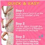 XFSRG 3 Pièces Pinces à Cardigan Femme Epingle Hijab Clip à l'Arrière de la Chemise Robe la Taille Invisibles Boutons pour les V