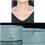 Yumilok pendentif collier fil magique pour femme fille en Argent véritable, fil nylon transparent, oxyde de zirconium et perle(d