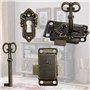 FIGFYOU 2 Pcs Serrure Meuble Ancienne
