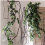 Couronne de lierre artificielle, fausse vigne, fausse plante de protection contre la foudre, plante de vigne suspendue pour déco