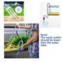 ZEACCT Nettoyeur Aquarium Gravier et Eau - Kit Pompe Aspirateur à Siphon Manuel de Nettoyage pour Vider et Remplacer l'eau en Qu