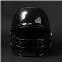 Casque d'attrapeur de Baseball,Casque de frappeur Base-Ball Softball avec Couvre-Visage,Mousse d'absorption d'impact à Double de
