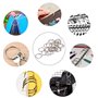 Anneau Metallique Anneaux Articules Pour Cahier Scrapbooking livre Clas
