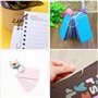 100 PCS Anneaux de Reliure, Reliure Anneaux Métalliques, Anneau Metallique Anneaux Articules Pour Cahier Scrapbooking livre Clas