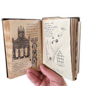 NAHEY Indiana Jones Saint Graal Journal Prop Classique Film Journal Prop 235 Pages Vintage Journal Livre Cadeau Créatif