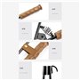 Outils pour brasero, pince à bûches lourdes, pinces à brasero, outils pour brasier, tisonnier pour braseros, pinces pour cheminé