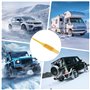 Lot de 6 chaînes à neige pour voiture - Chaînes de traction antidérapantes pour pneus - Chaîne de traction épaisse - Chaînes ant
