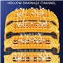 Lot de 6 chaînes à neige pour voiture - Chaînes de traction antidérapantes pour pneus - Chaîne de traction épaisse - Chaînes ant