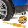 Lot de 6 chaînes à neige pour voiture - Chaînes de traction antidérapantes pour pneus - Chaîne de traction épaisse - Chaînes ant
