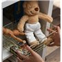 Lot de 2 paniers de rangement en fil métallique pour salon, cuisine, salle de bain Doré