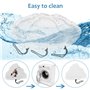 XAVSWRDE 8 PCS Chiffons de Rechange en Microfibre Serpillere Balai Vapeur Durable Pads de Nettoyage Universel avec Cordon de Ser