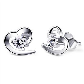 B.Catcher Boucles d'oreilles en argent étincelantes