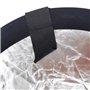 Réflecteur Pliable Portable，2 en 1 de 30 cm Portable Rond Réflecteur de Lumière Multi Disque en doré avec Argenté pour Studio ou