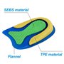 Lectorias 4 Paires Talonnette Epine Calcaneenne, Talonnette Tendon d'Achille Silicone, Talonnettes Gel Épine Calcanéenne, Semell