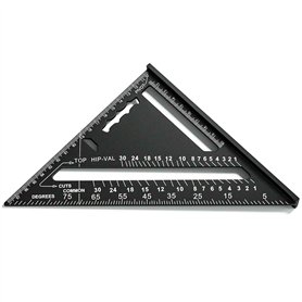 Fousenuk 180 mm Equerre Menuisier Noir