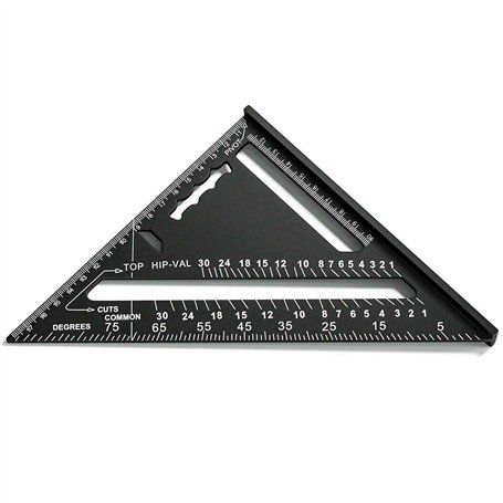 Fousenuk 180 mm Equerre Menuisier Noir