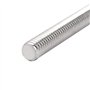 sourcing map Tige Filetée M6x180mm Acier inox 304 tige entièrement filetée 5Pcs Argenté