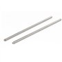 sourcing map Tige Filetée M6x180mm Acier inox 304 tige entièrement filetée 5Pcs Argenté