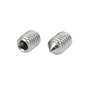 sourcing map Vis Pointeau Conique pour Poignée de Porte Vis Sans Tête Hexagonale M5x8mm Acier inox 304 30pcs
