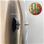 Rebanky 2 Pièces Support Mural pour Skateboard Support D'affichage Skateboard Mural Pour Longboard Présentoir et Rangement
