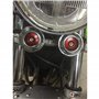GOOFIT Universel Avertisseur Corne Klaxon 12V 1.5A 100db Coque Moto Voiture Remplacement pour Moto ATV UTV Quad Pit Dirt Bike Bu