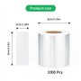 1000 pièces imperméables étiquettes en polyester autocollantes 80 x 30 mm Étiquettes de nom polyvalentes autocollants de bouteil