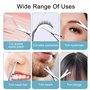 Eupneicu Ciseaux Poils De Nez, Ciseaux À Poils De Nez En Acier Inoxydable, Ciseaux À Sourcils, Ciseaux Poils De Nez Et Oreilles 