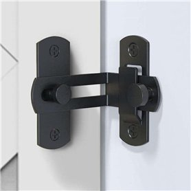 Verrou de porte à angle droit à 90 degrés Boucle Verrouillage de porte et fenêtre Verrouillage de porte coulissante Verrouillage