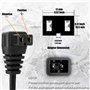 MOTOPOWER 3,5 mètres Portable Réfrigérateurs Extension Câble d'alimentation