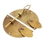 Verrous vintage gaufrage Moraillon Loquet Serrure Fermoir porte de frapper à serrure loquet Hardware Meubles