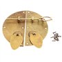 Verrous vintage gaufrage Moraillon Loquet Serrure Fermoir porte de frapper à serrure loquet Hardware Meubles