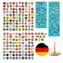 HJYDGJ Lot de 200 punaises de drapeau national pour carte du monde de voyage Drapeau national punaises avec drapeau national pun