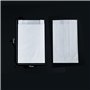 VIVIIHOO 100 Sacs en Papier Blanc Sacs Cadeaux Papier Kraft Bricolage Artisanat décoration Bonbons Cadeau Emballage Sac Vacances