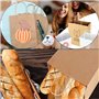 VIVIIHOO 20pcs Sacs en Papier Marron, Sacs en Papier avec Poignées, Sacs Cadeaux, Convient pour Halloween, Noël, Thanksgiving, A